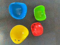 blue, green, yellow, and red bilibos