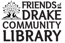 Friends of the Drake Community Library logo