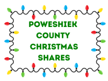 Poweshiek County Christmas Shares with light string