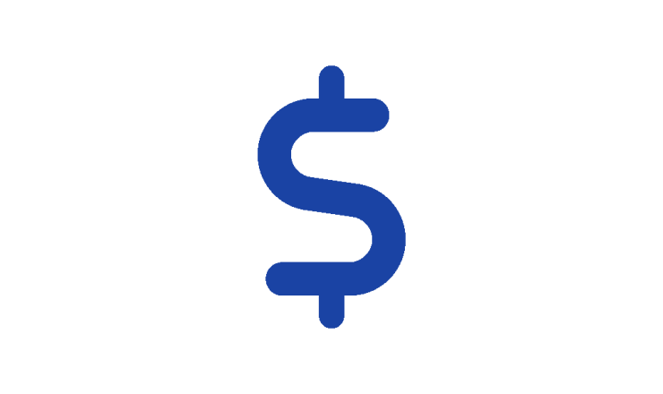 Dollar sign icon